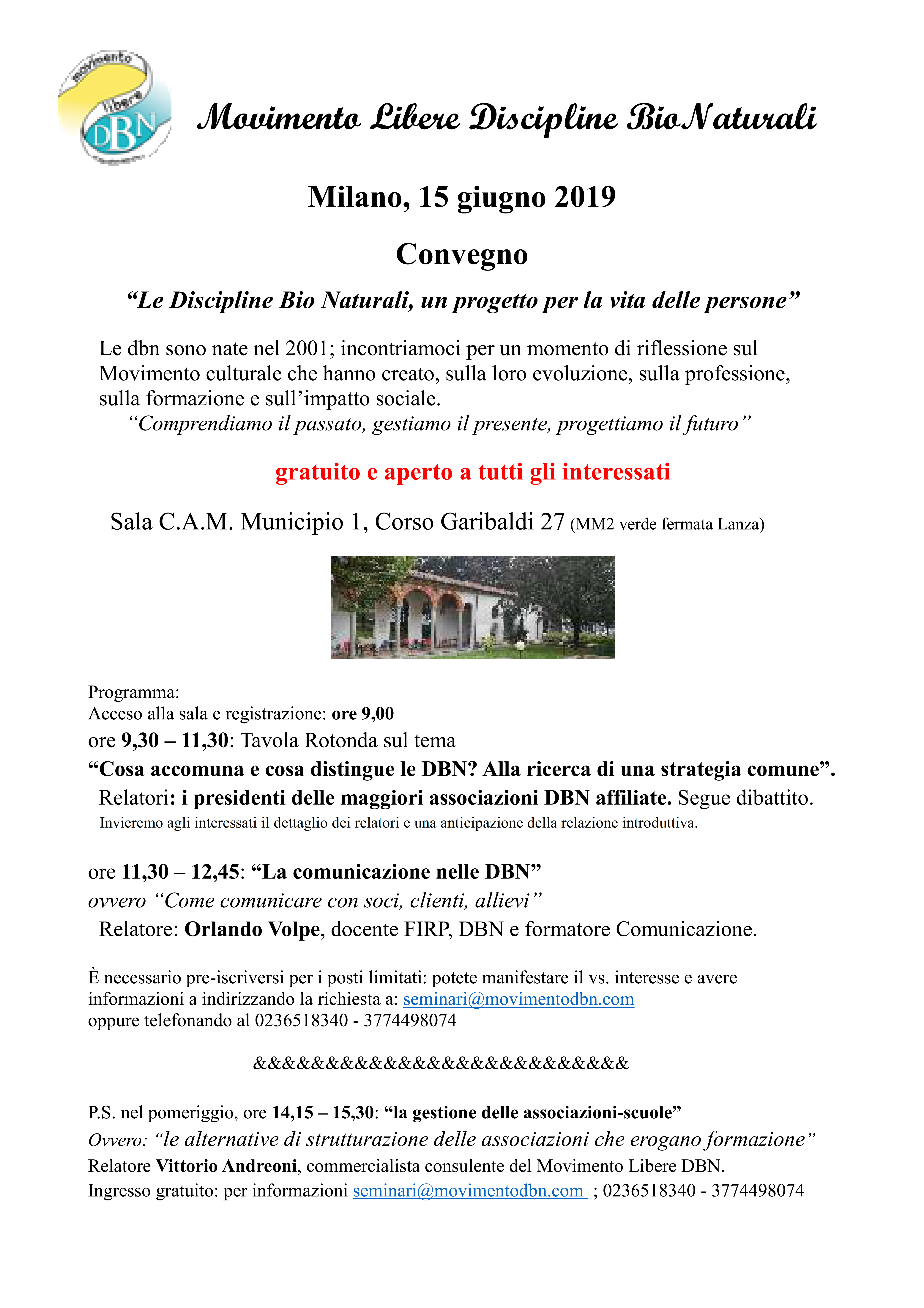 Convegno 15 giugno 2019 